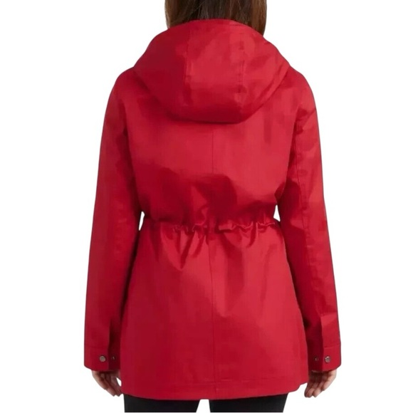 NWOT Hunter Ladies Water Resistant Cotton Smock Rain Jacket, Red Size XXL - Picture 2 of 9